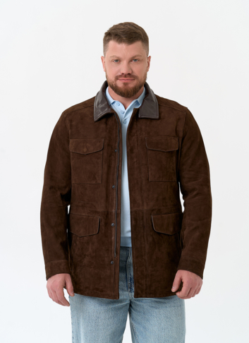Мужская куртка из натуральной замши Мужская куртка из натуральной замши