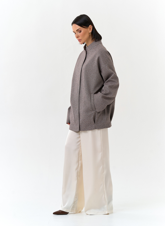 Женское укороченное пальто