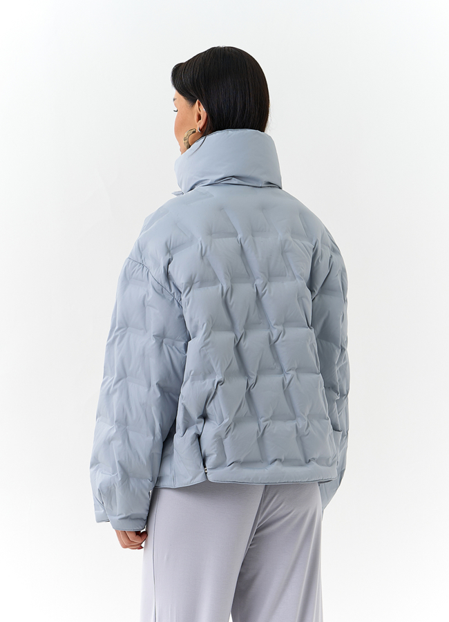 фото Женская куртка с воротником стойкой модель № 32662