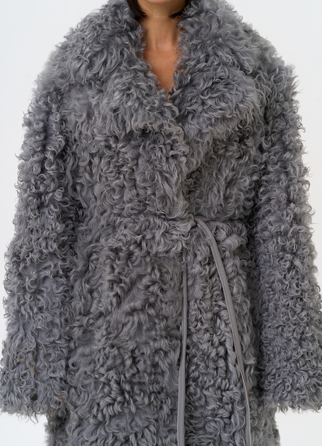 Женская двухсторонняя дубленка с английским воротником модель № 31631 универмаг малина