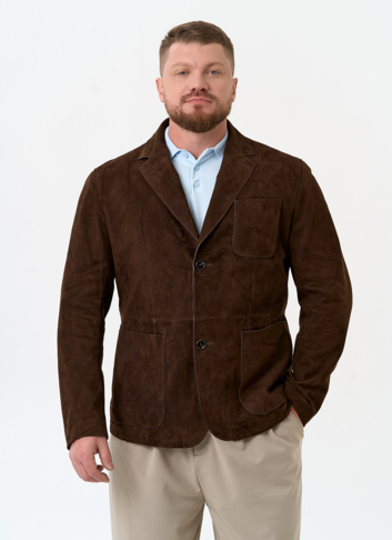 Мужской пиджак из натуральной замши Мужской пиджак из натуральной замши