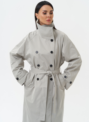 Длинный женский плащ 