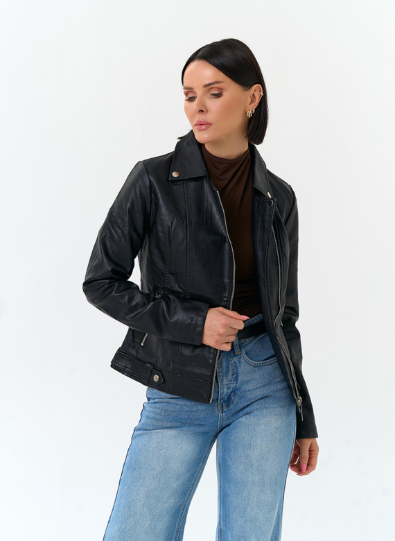 Женская куртка косуха из эко кожи