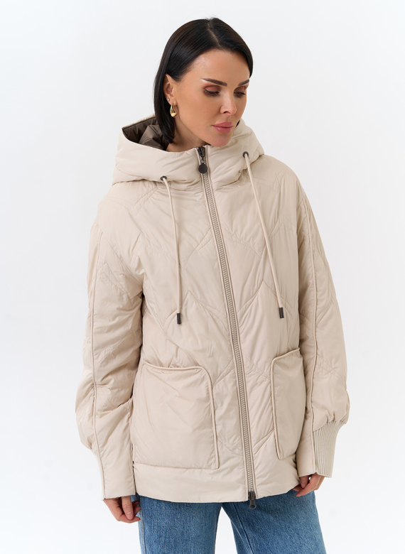 Женская куртка с капюшоном 