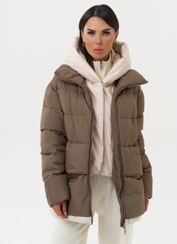 Женская зимняя куртка с капюшоном