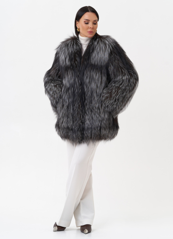 Куртка из чернобурой лисы