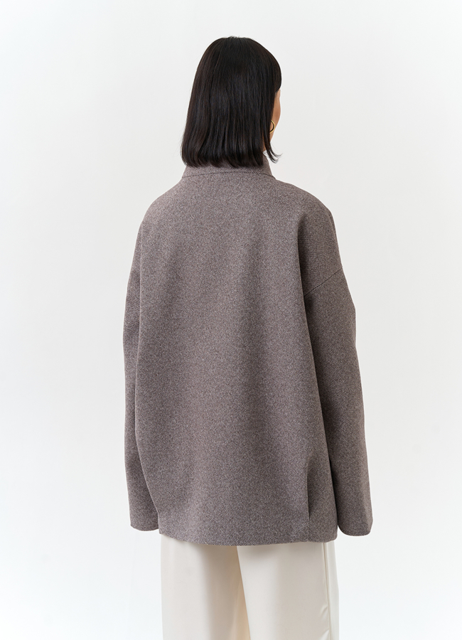 Женское укороченное пальто модель № 32540 в рассрочку