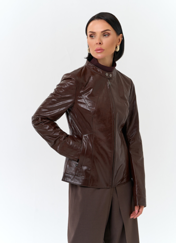 Женская куртка из натуральной кожи