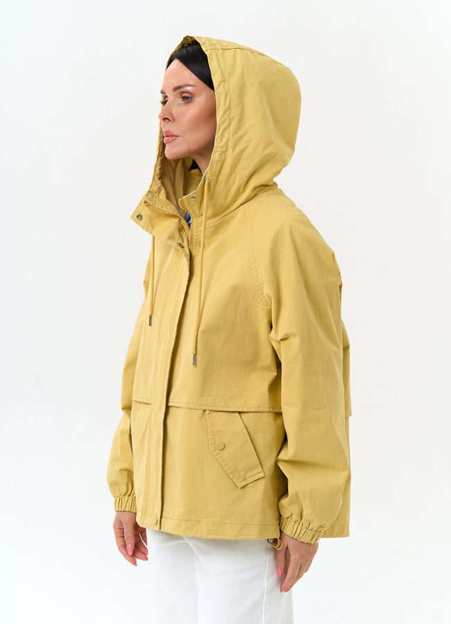 Женская ветровка с капюшоном модель № 33159 универмаг малина