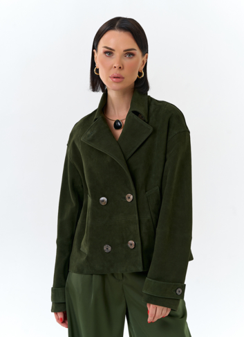 Женская куртка из натуральной замши