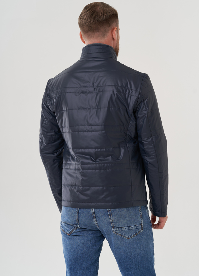 Мужская куртка синего цвета  модель № 82290 универмаг малина