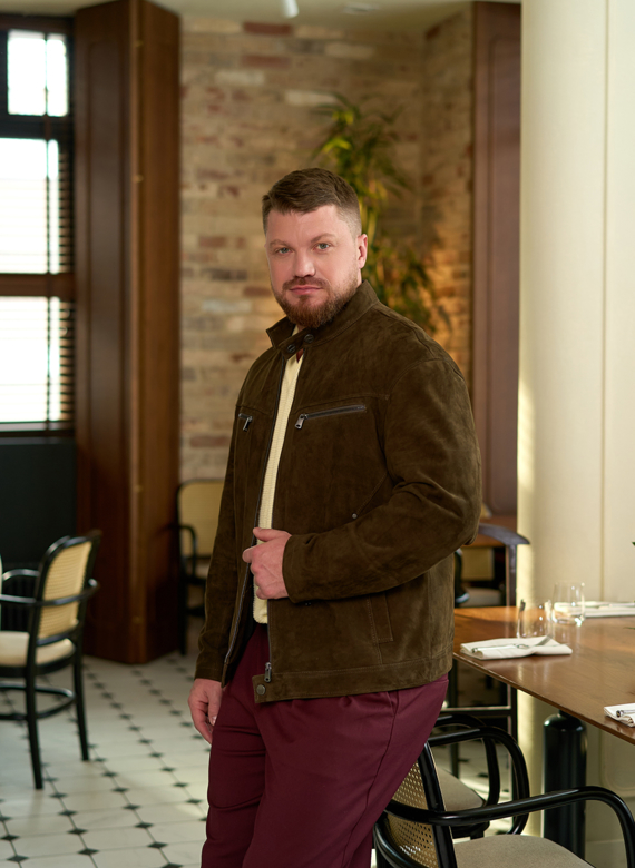 Мужская куртка из натуральной замши