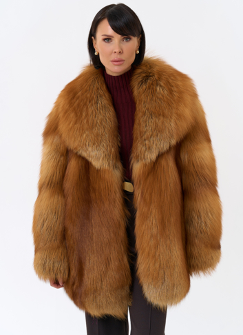 Шуба из рыжей лисы Шуба из рыжей лисы