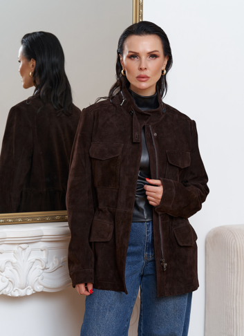Замшевая куртка сафари Замшевая куртка сафари