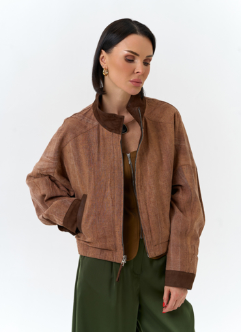 Женская двухсторонняя куртка из натуральной кожи Женская двухсторонняя куртка из натуральной кожи